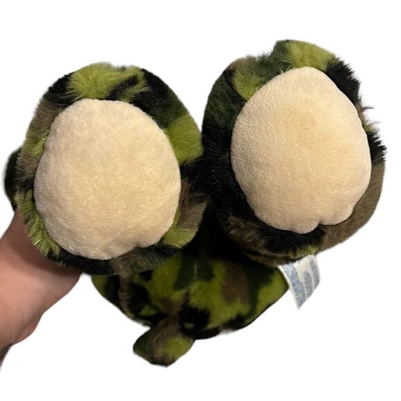 Build-A-Bear Teddy Bear Camouflage Green Military 16” Plush Stuffed Animal BAB - Picture 6 of 9